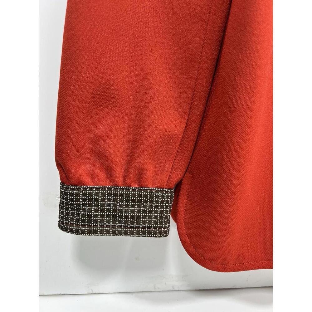 Vintage Grant Ave Fashions Jumper Western Shirt Red Sz 16 Rodeo 70s Women Mod - Picture 3 of 9